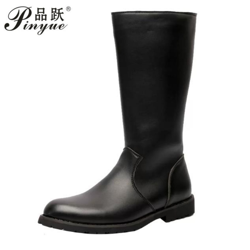 Mens Fashion Combat Boots - أحذية رجالية ونسائية عصرية من الجلد