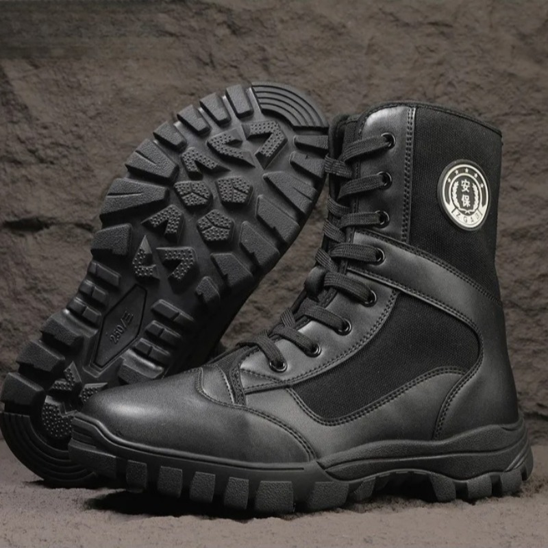Mens Fashion Combat Boots - أحذية رجالية عالية الجودة موضة أحذية