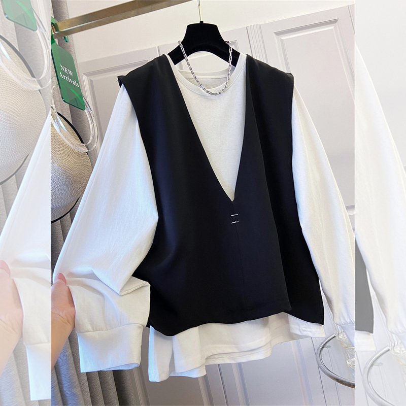 Linen Shirt Summer - تي شيرت نسائي فضفاض بأكمام طويلة