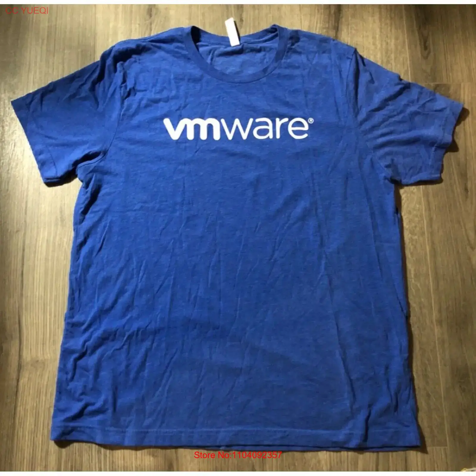 Xl Men'S Fashion - قميص أزرق مستعمل من شركة VMware