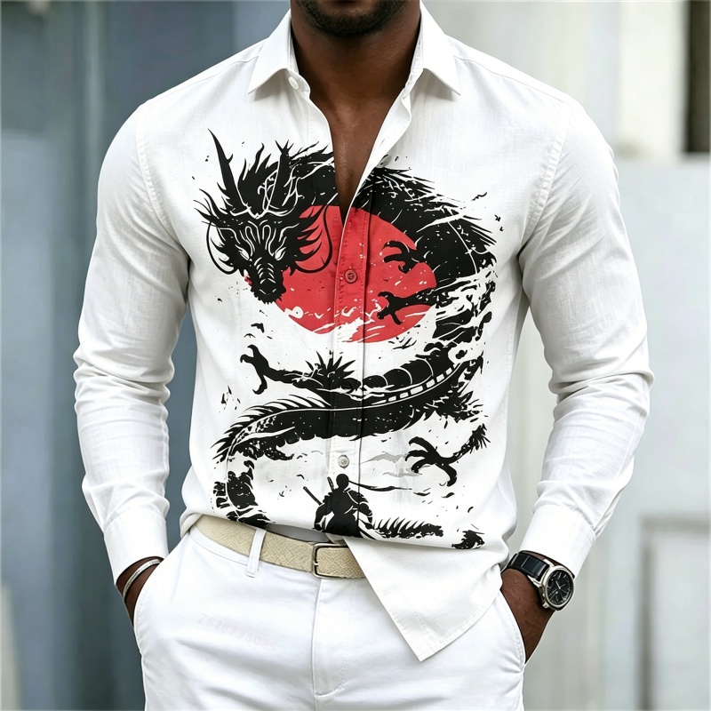Men'S Fashion Outfits - قميص رجالي جديد لعام 2026 بنمط