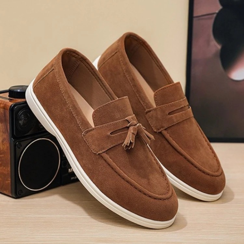 Suede Loafers Men - أحذية رجالية مريحة وعصرية للقيادة والمشي