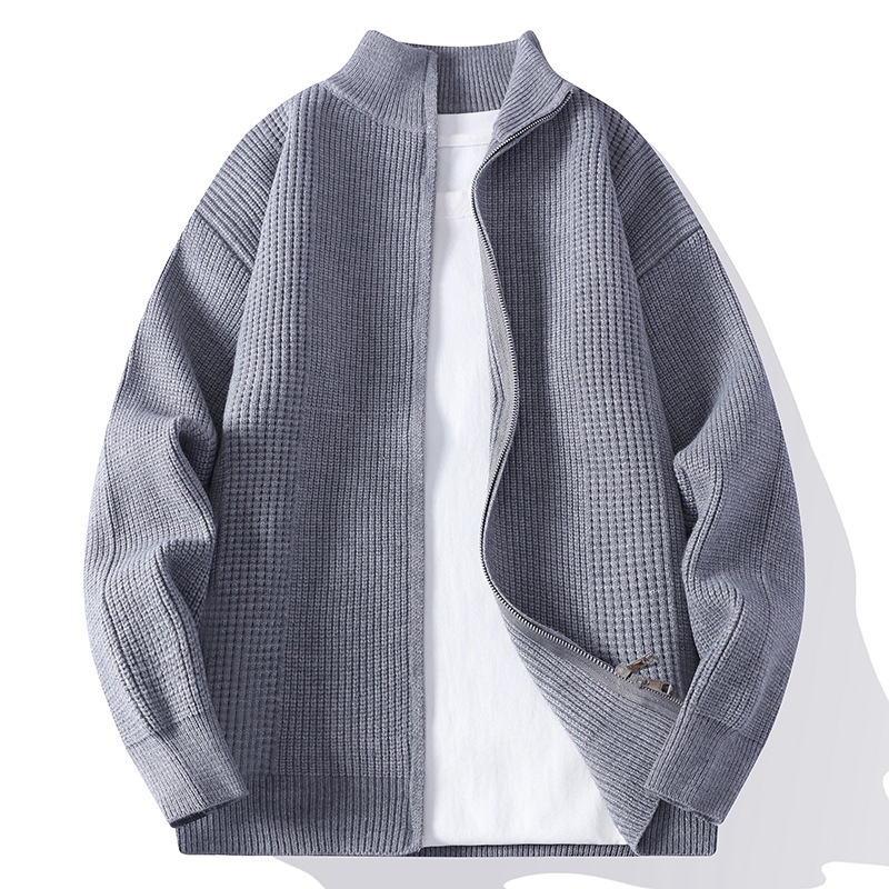 Men'S Fashion Zip Sweater - سترة معطف ، الرجال 2025 نمط
