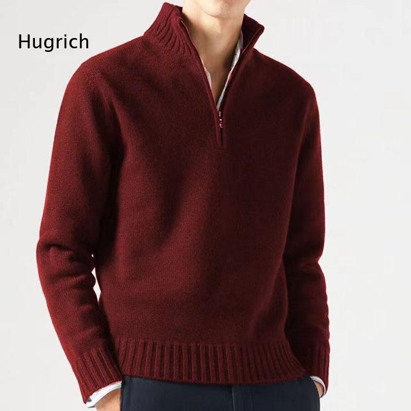 Mens Fashion Quarter Zip - سترة رجالية أنيقة ذات ياقة مرتفعة