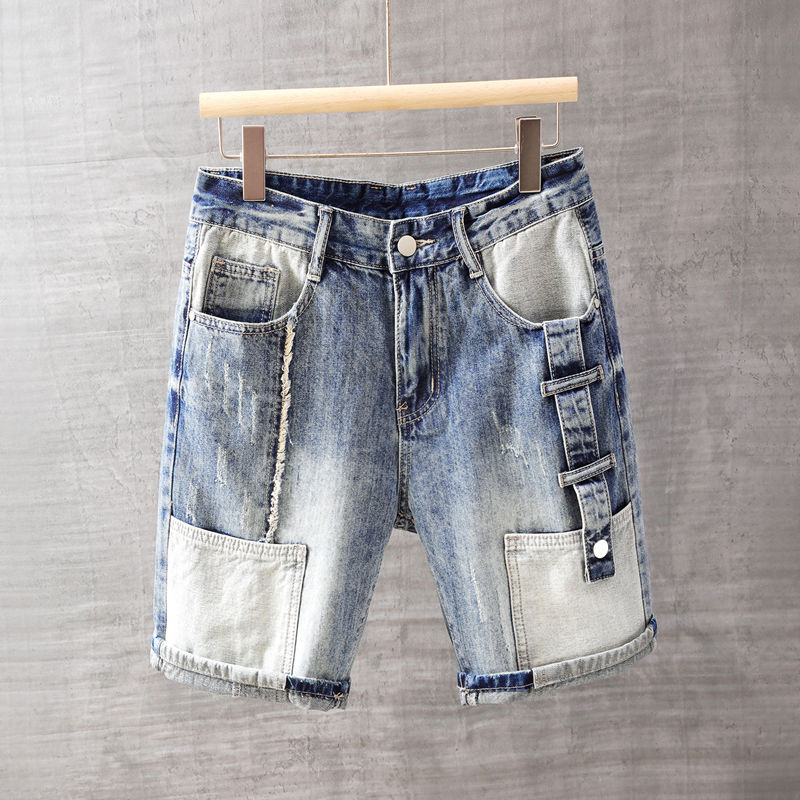 Jeans Pants Fashion Men - سراويل جينز قصيرة للرجال مع جيوب