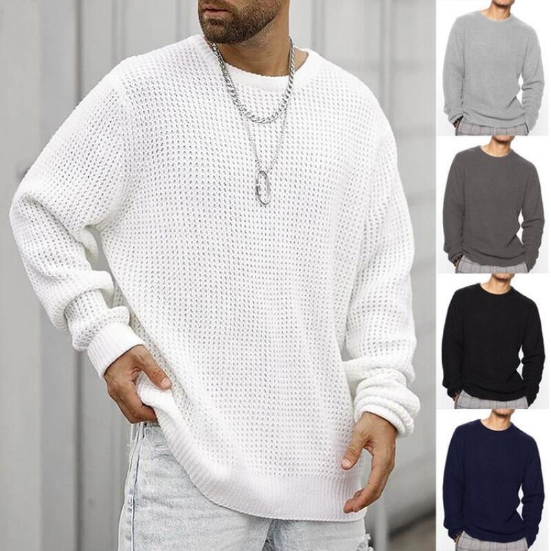 Men'S Fashion Zip Sweater - 2026 الرجال محبوك سترة ربيع الخريف