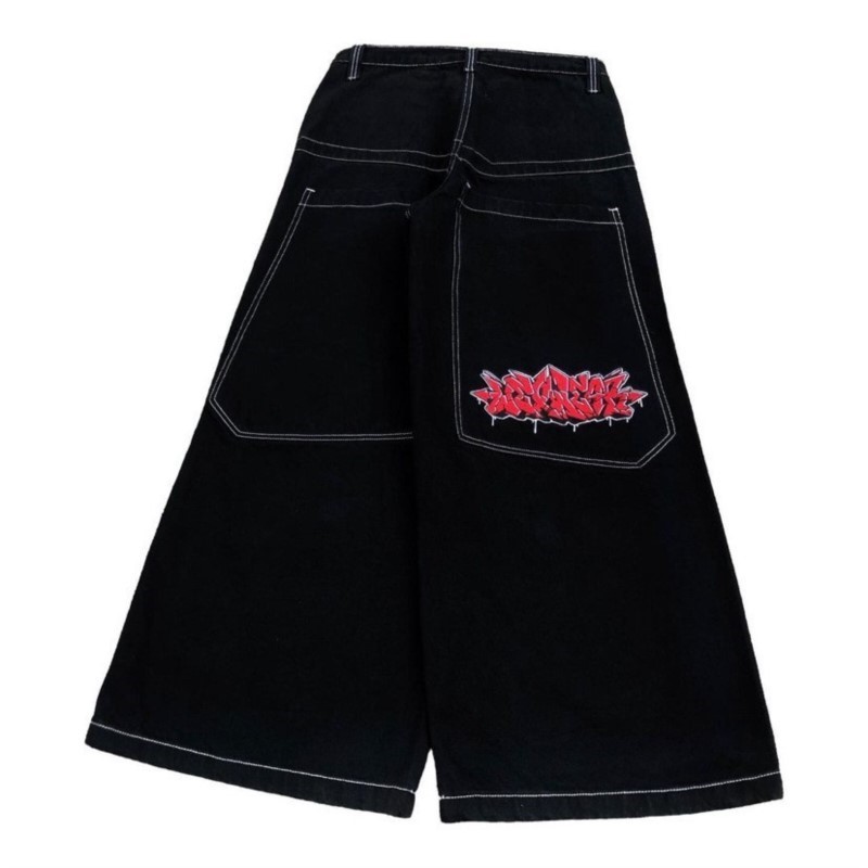 Jeans Pants Fashion Men - جينز أمريكي فضفاض بتصميم هيب هوب