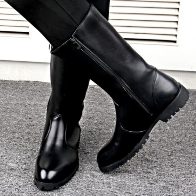 أحذية رجالية ونسائية عصرية من  - مراجعة Mens Fashion Combat Boots وسعره