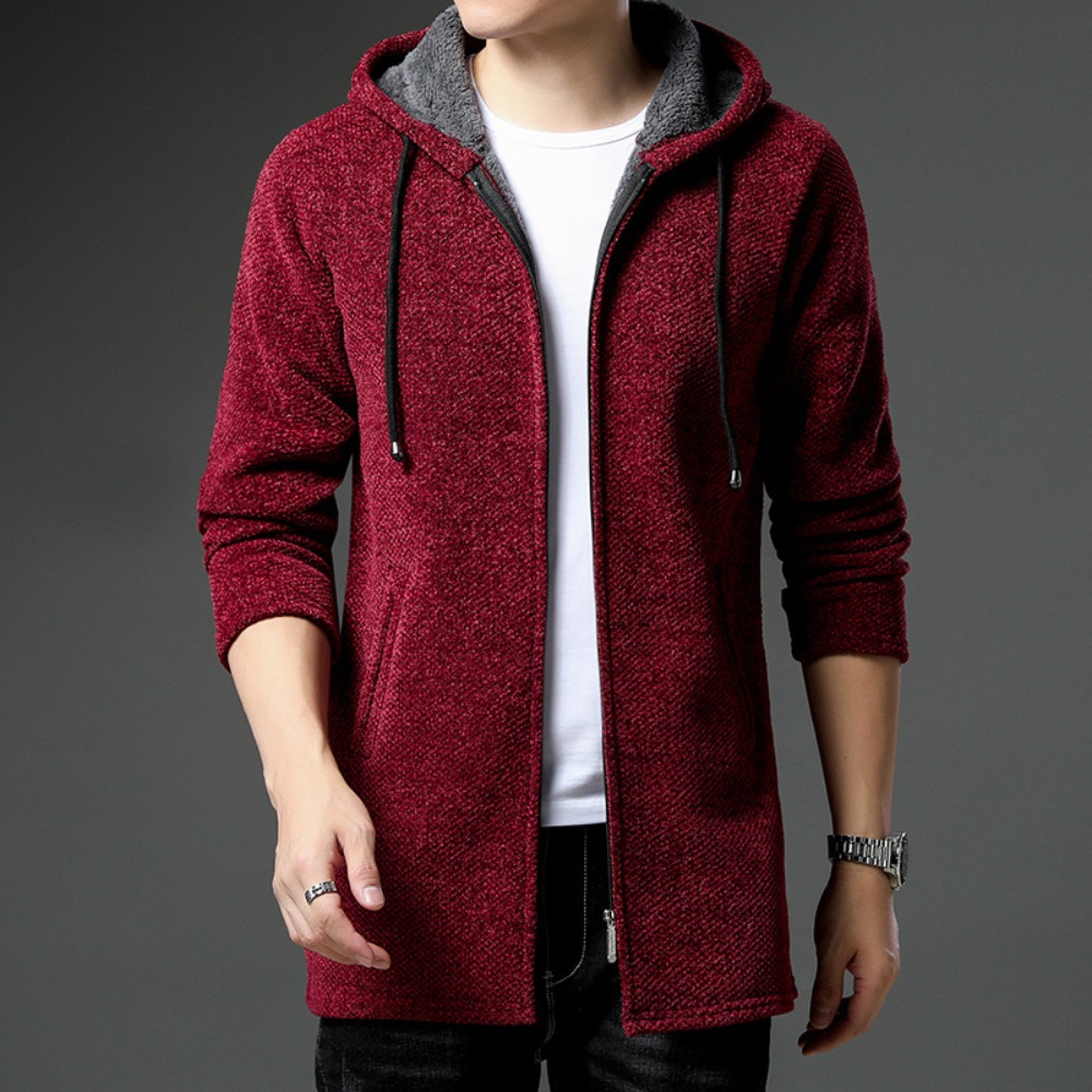 جديد وصول محبوك سترة الرجال رب - مراجعة Men'S Fashion Zip Sweater وسعره