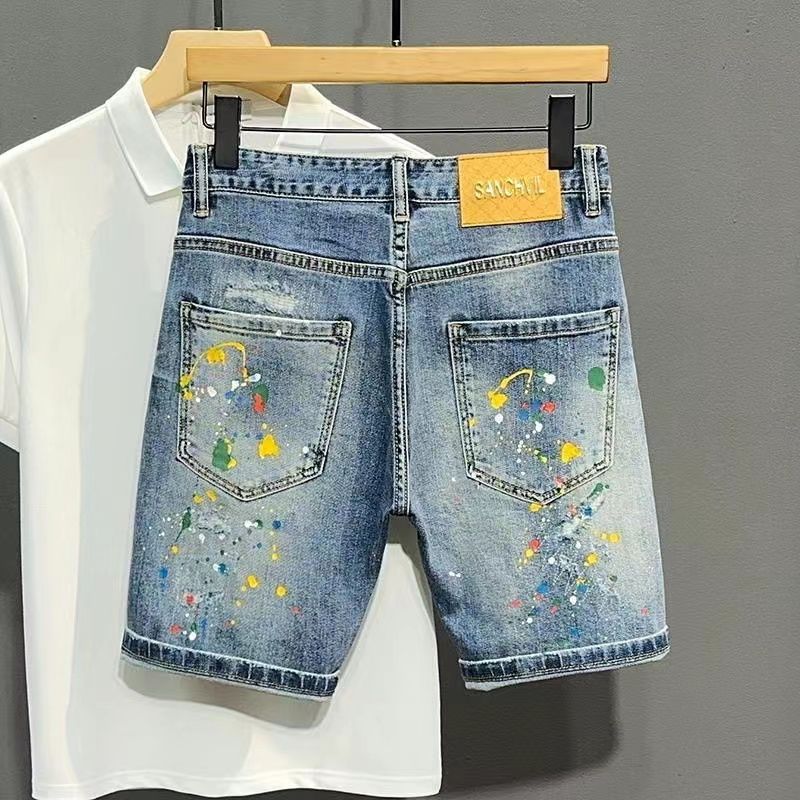 الرجال جينس قصير السراويل الكت - مراجعة Jeans Pants Fashion Men وسعره