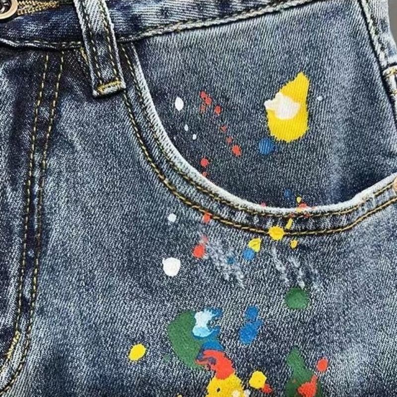 الرجال جينس قصير السراويل الكت - مراجعة Jeans Pants Fashion Men وسعره