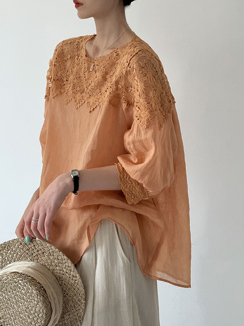 بلوزات نسائية صيفية 2026 من ال - مراجعة Linen Shirt Summer وسعره