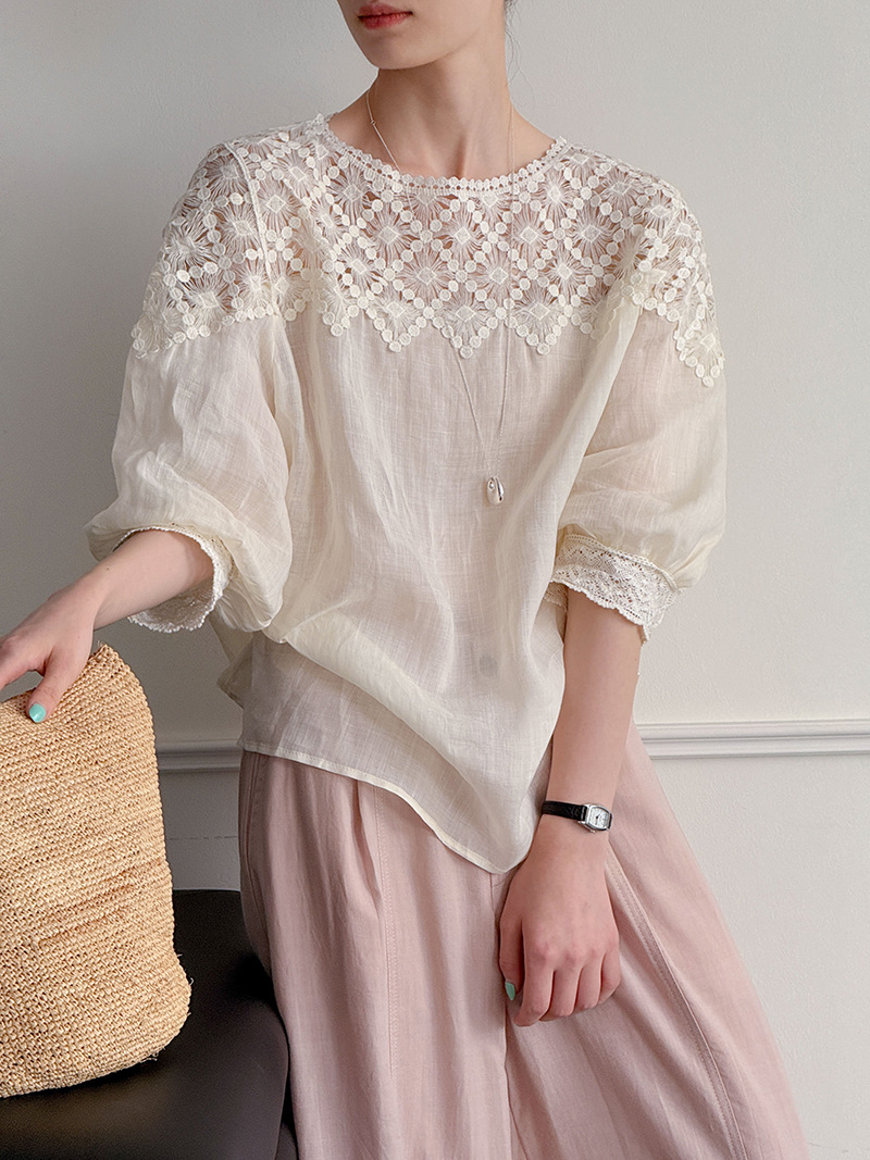 بلوزات نسائية صيفية 2026 من ال - مراجعة Linen Shirt Summer وسعره