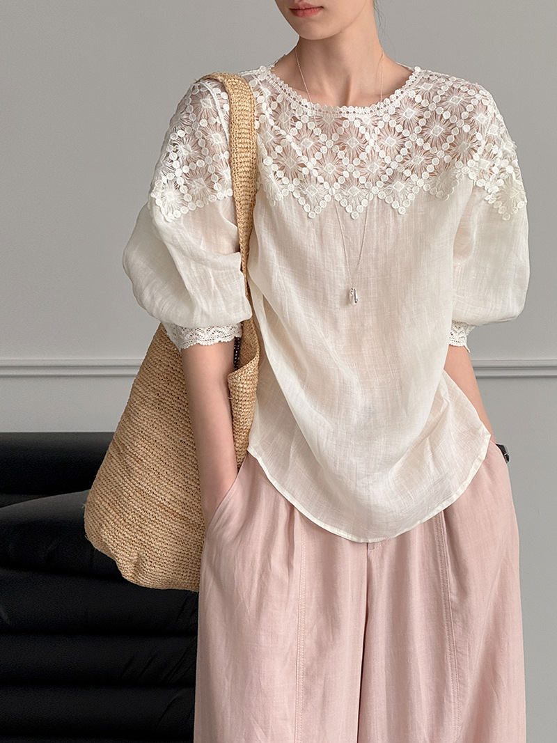 بلوزات نسائية صيفية 2026 من ال - مراجعة Linen Shirt Summer وسعره