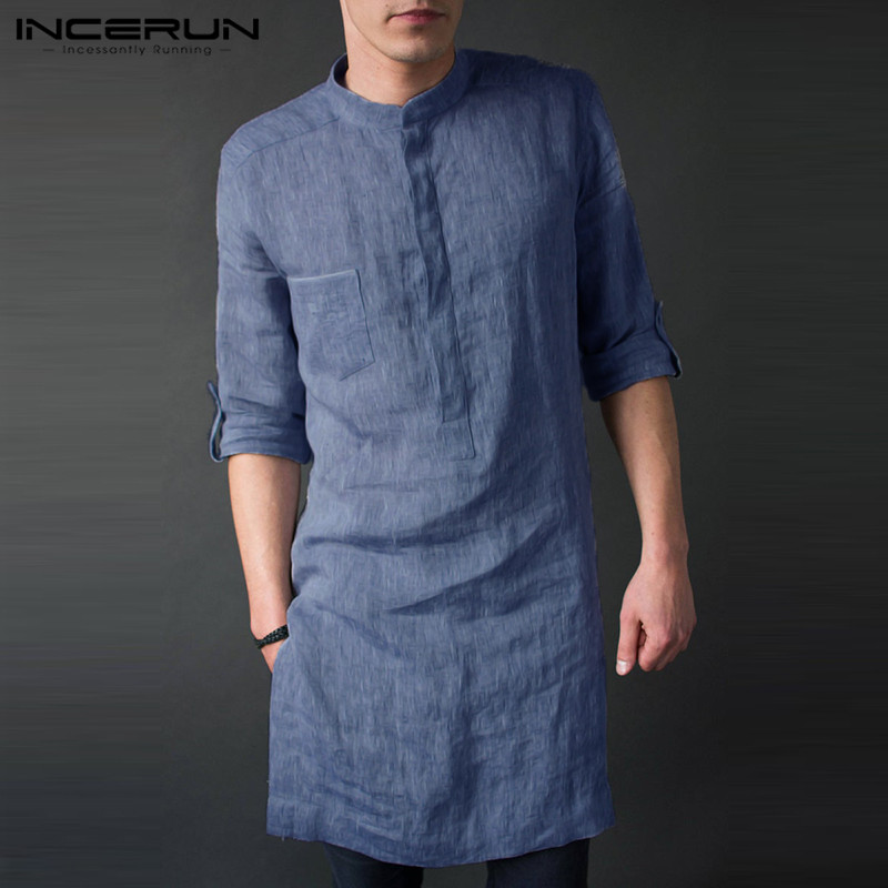 INCERUN الرجال طويلة الأكمام م - مراجعة Men'S Fashion Kurta وسعره