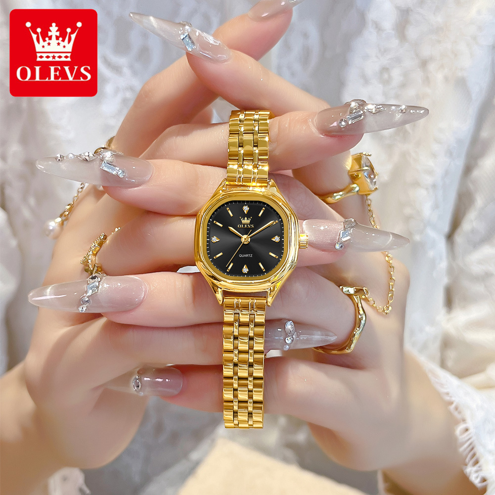 OLEVS 5888 ساعات السيدات الذهب - مراجعة Men Fashion Elegant وسعره