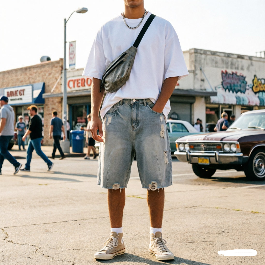 شورت جينز رجالي صيفي كاجوال فض - مراجعة Jeans Pants Fashion Men وسعره
