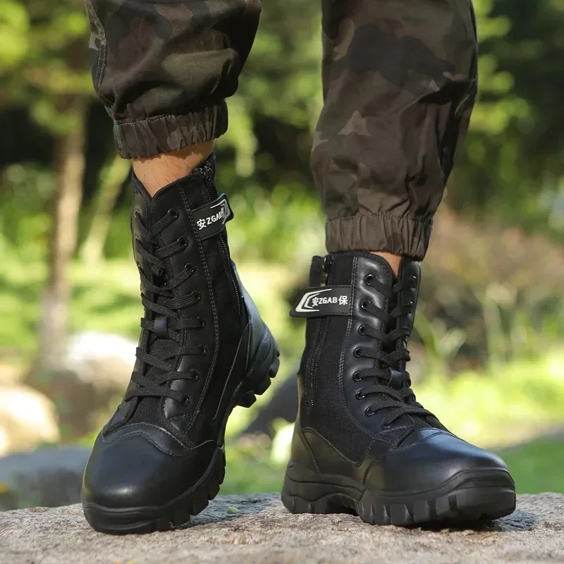أحذية رجالية عالية الجودة موضة - مراجعة Mens Fashion Combat Boots وسعره