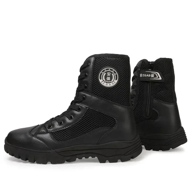 أحذية رجالية عالية الجودة موضة - مراجعة Mens Fashion Combat Boots وسعره
