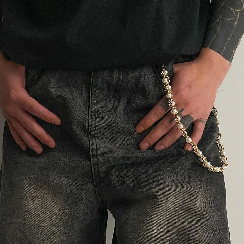 Ingemark الشرير تقليد اللؤلؤ ا - مراجعة Jeans Pants Fashion Men وسعره