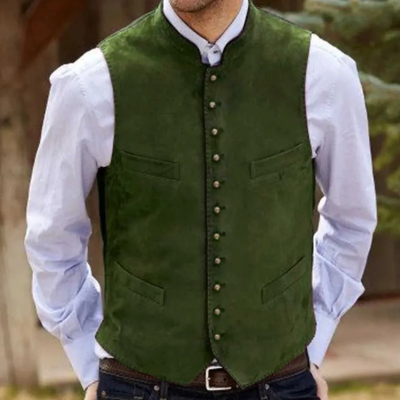 صدرية رجالية من القطيفة المخمل - مراجعة Formal Waistcoat Vest وسعره