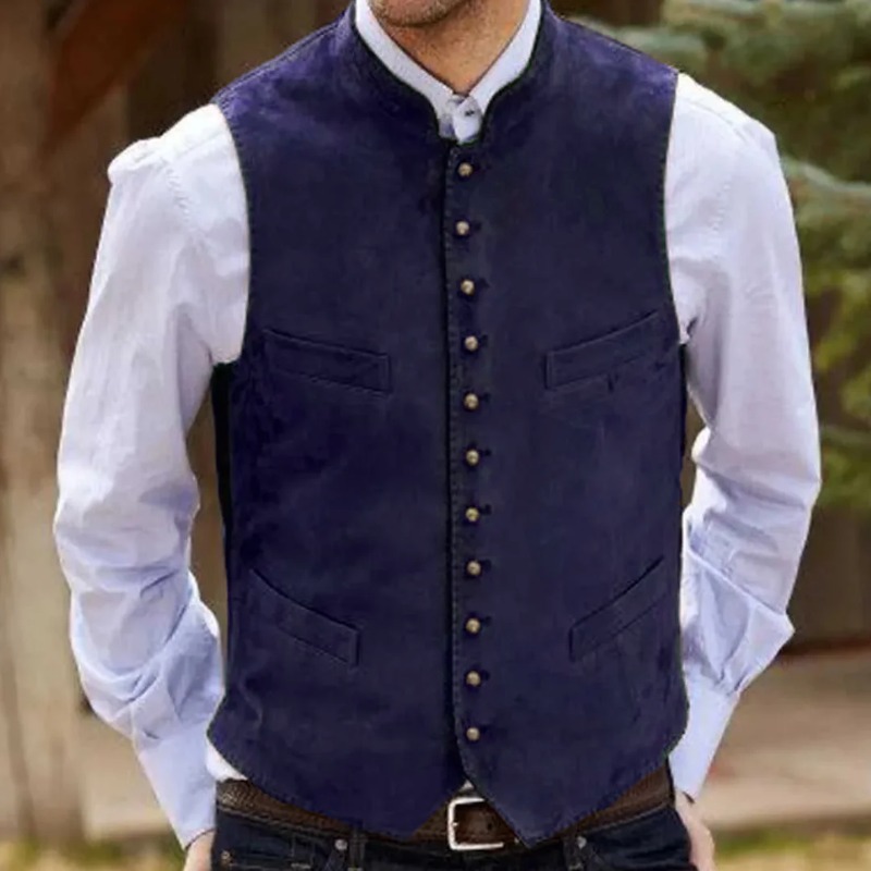 صدرية رجالية من القطيفة المخمل - مراجعة Formal Waistcoat Vest وسعره