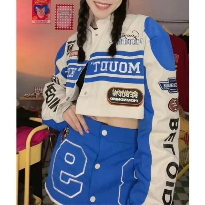 جاكيت نسائي كبير الحجم ، معطف  - مراجعة Varsity Jacket Letterman وسعره