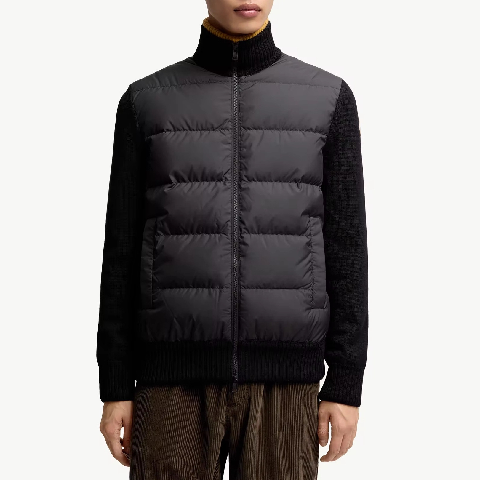 سترة شتوية مبطنة بالقطن بأكمام - مراجعة Men'S Fashion Zip Sweater وسعره