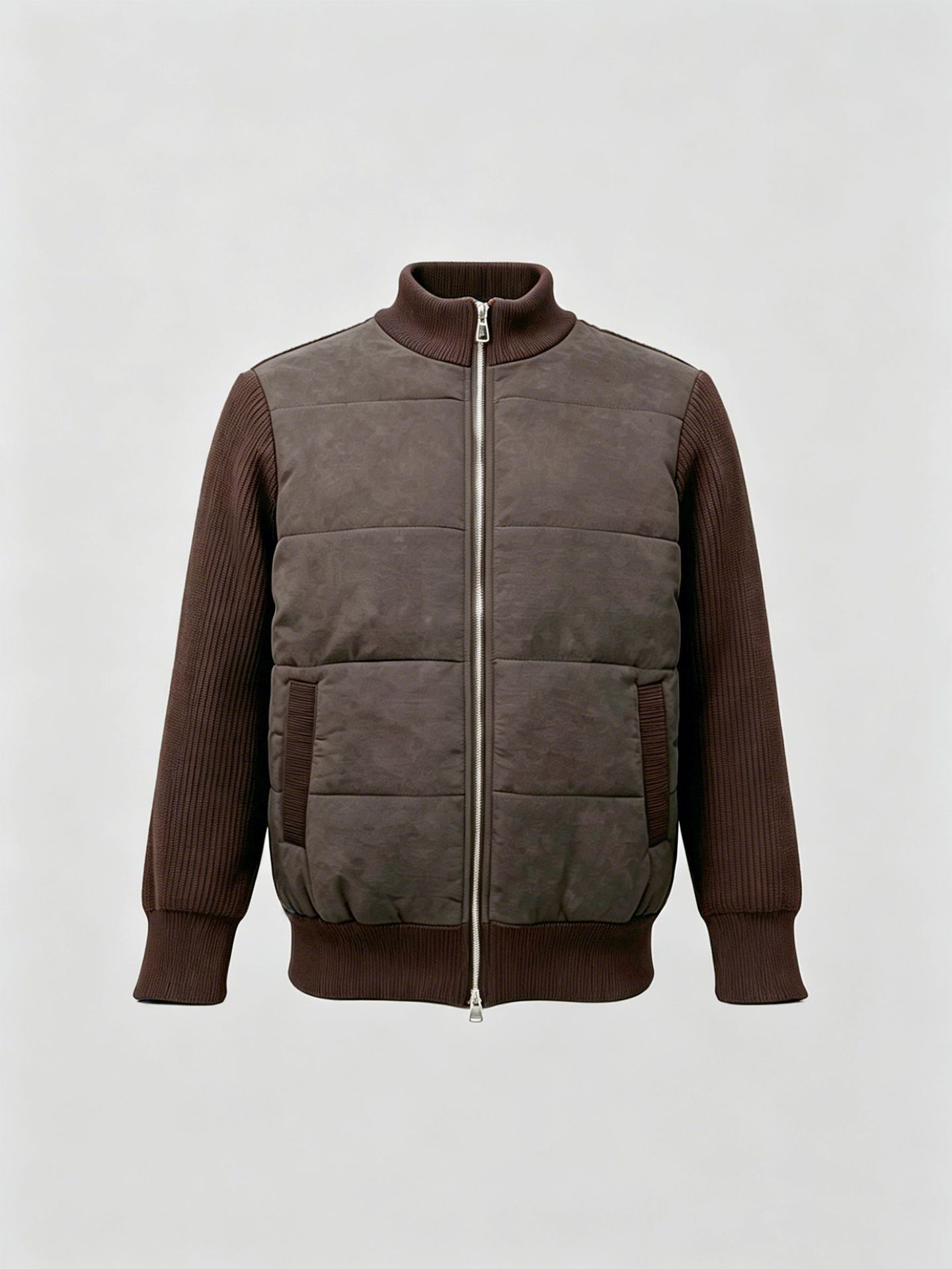 سترة شتوية مبطنة بالقطن بأكمام - مراجعة Men'S Fashion Zip Sweater وسعره