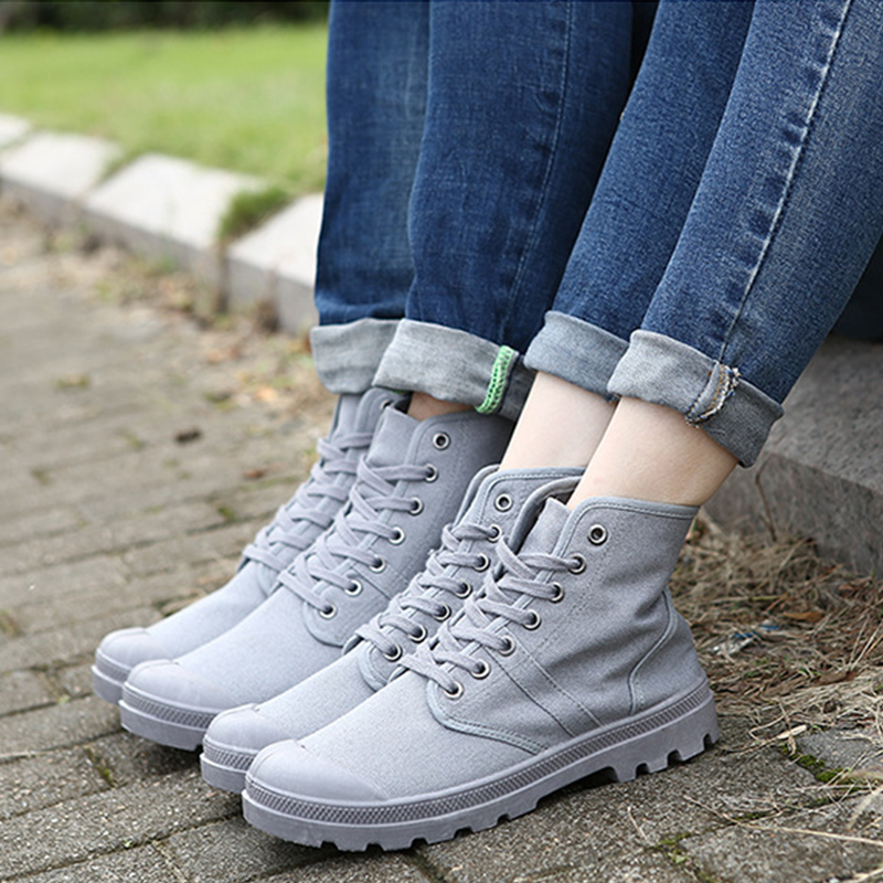 أحذية عالية الكاحل العسكرية لل - مراجعة Mens Fashion Combat Boots وسعره
