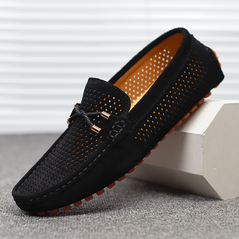 موضة الجلد المدبوغ حذاء رجالي  - مراجعة Suede Loafers Men وسعره