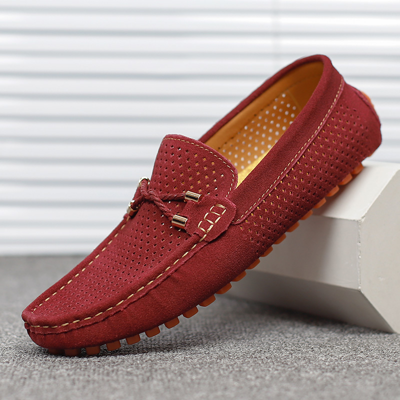 موضة الجلد المدبوغ حذاء رجالي  - مراجعة Suede Loafers Men وسعره