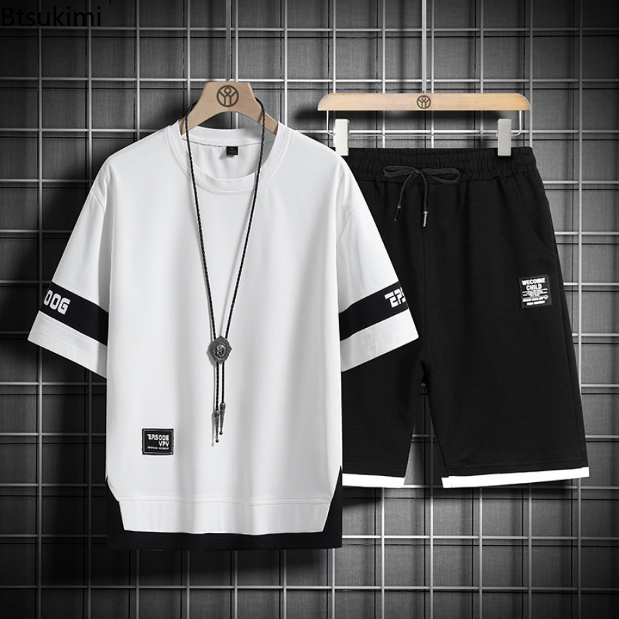 بدلات رياضية صيفية للرجال 2026 - مراجعة Men'S Fashion Oversized T Shirt وسعره