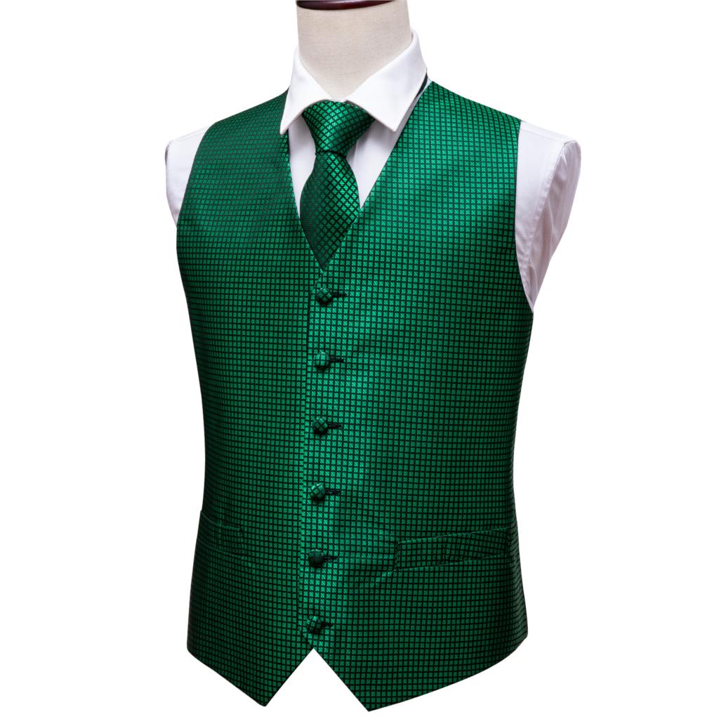 الأخضر دعوى سترة الرجال بيزلي  - مراجعة Formal Waistcoat Vest وسعره
