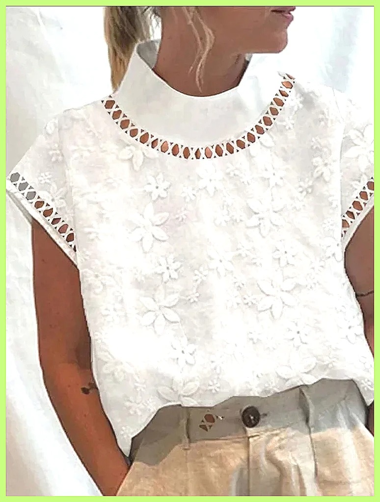 قميص نسائي من القطن والكتان، ب - مراجعة Linen Shirt Summer وسعره
