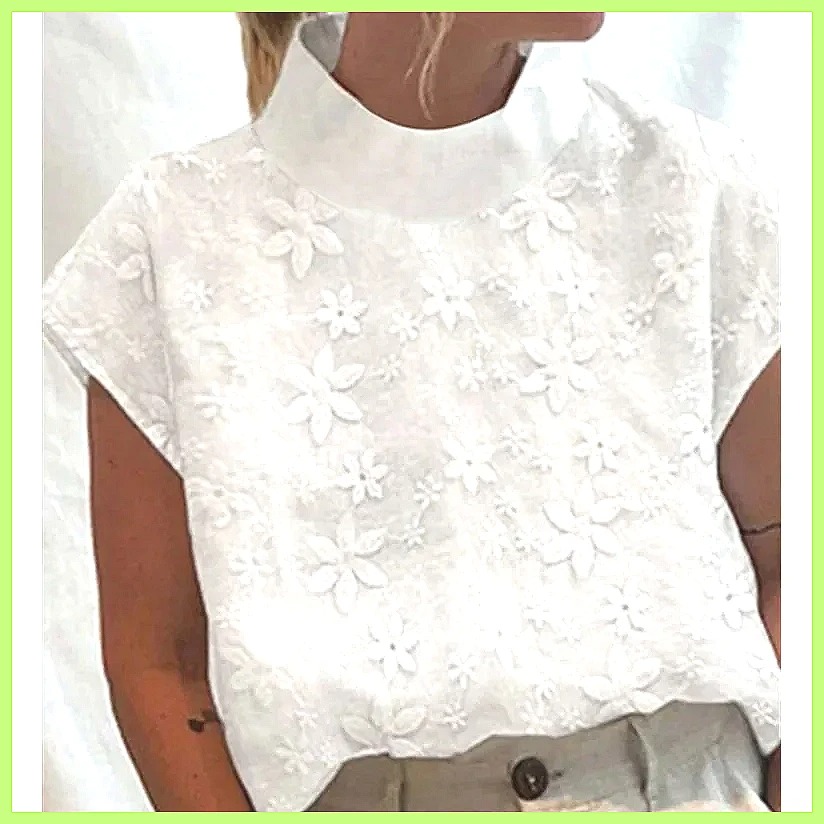 قميص نسائي من القطن والكتان، ب - مراجعة Linen Shirt Summer وسعره