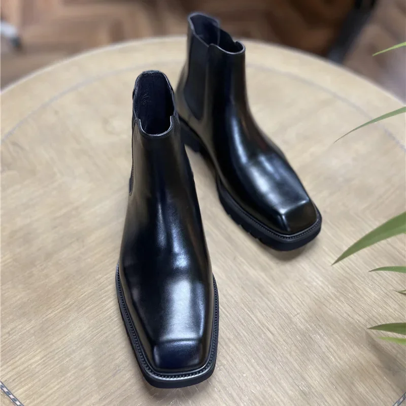 حذاء رجالي أنيق من الجلد الطبي - مراجعة Men Fashion Elegant وسعره