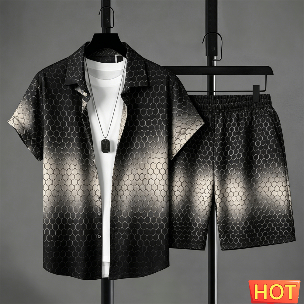 طقم قميص رجالي صيفي متدرج الأل - مراجعة Men'S Fashion Outfits وسعره