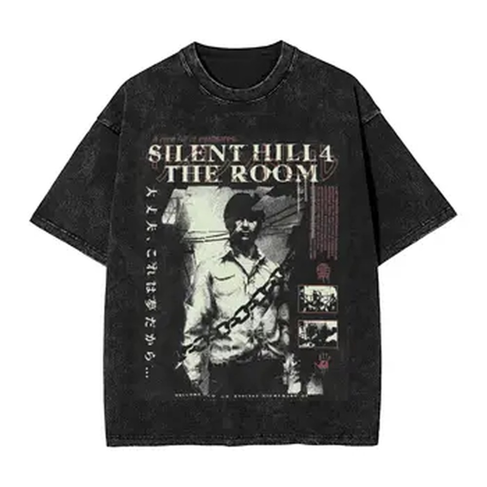 تي شيرت SILENT HILL 4 كبير الح - مراجعة Men'S Fashion Oversized T Shirt وسعره