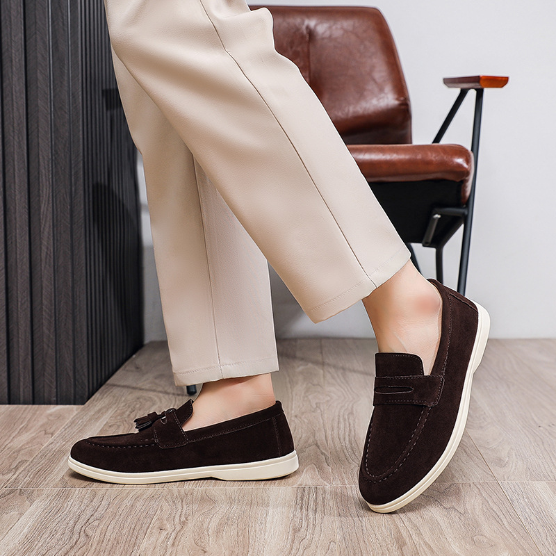 أحذية رجالية مريحة وعصرية للقي - مراجعة Suede Loafers Men وسعره