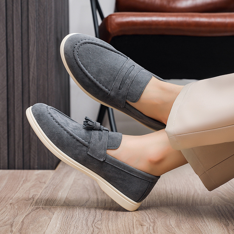 أحذية رجالية مريحة وعصرية للقي - مراجعة Suede Loafers Men وسعره