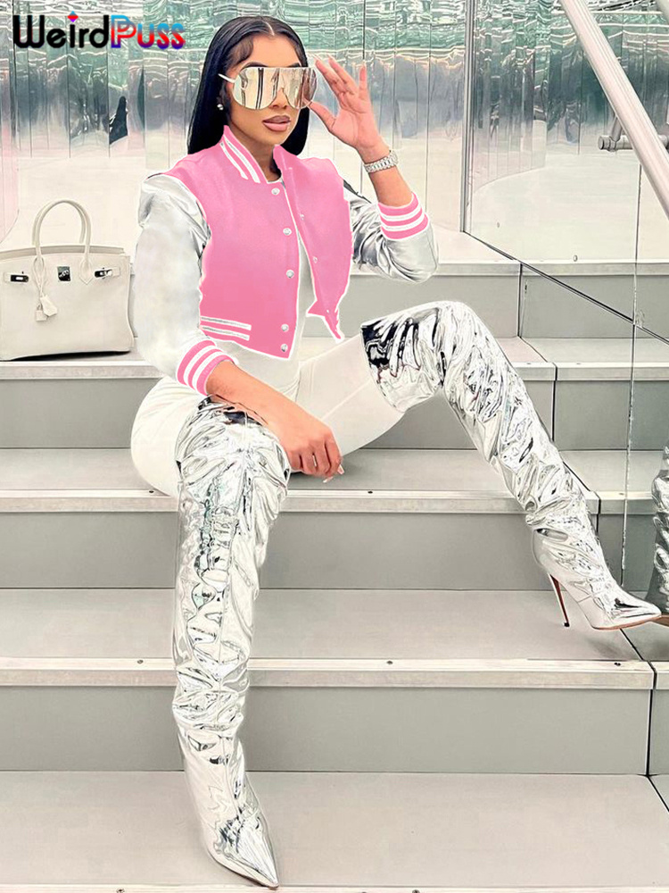 سترة قصيرة بأحرف منفوشة وغريبة - مراجعة Varsity Jacket Letterman وسعره