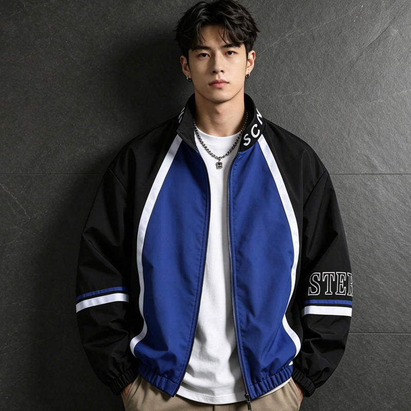 جاكيت رجالي من UETEEY بتصميم أ - مراجعة Varsity Jacket Letterman وسعره