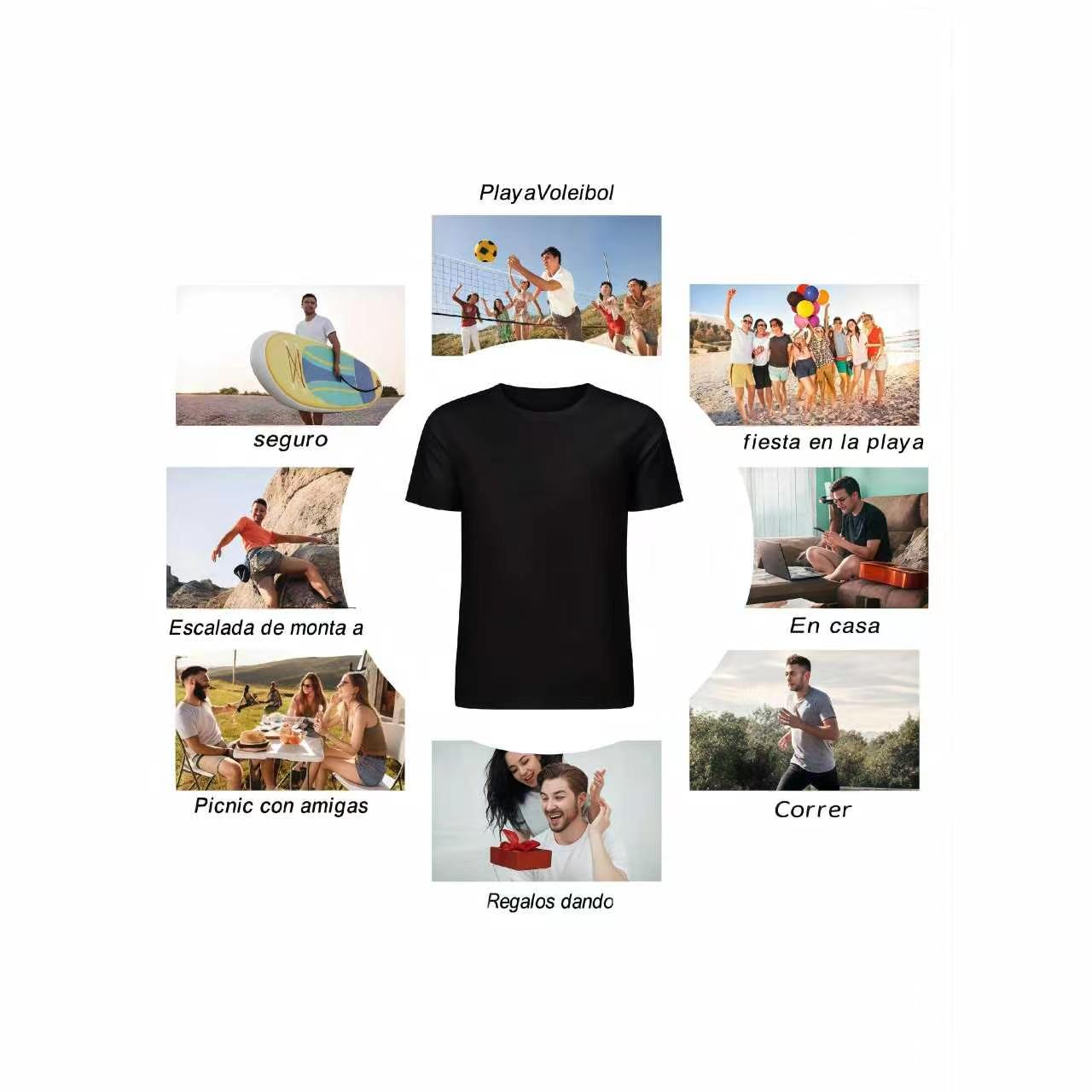 تي شيرت رجالي قطني بياقة دائري - مراجعة Men'S Fashion Oversized T Shirt وسعره