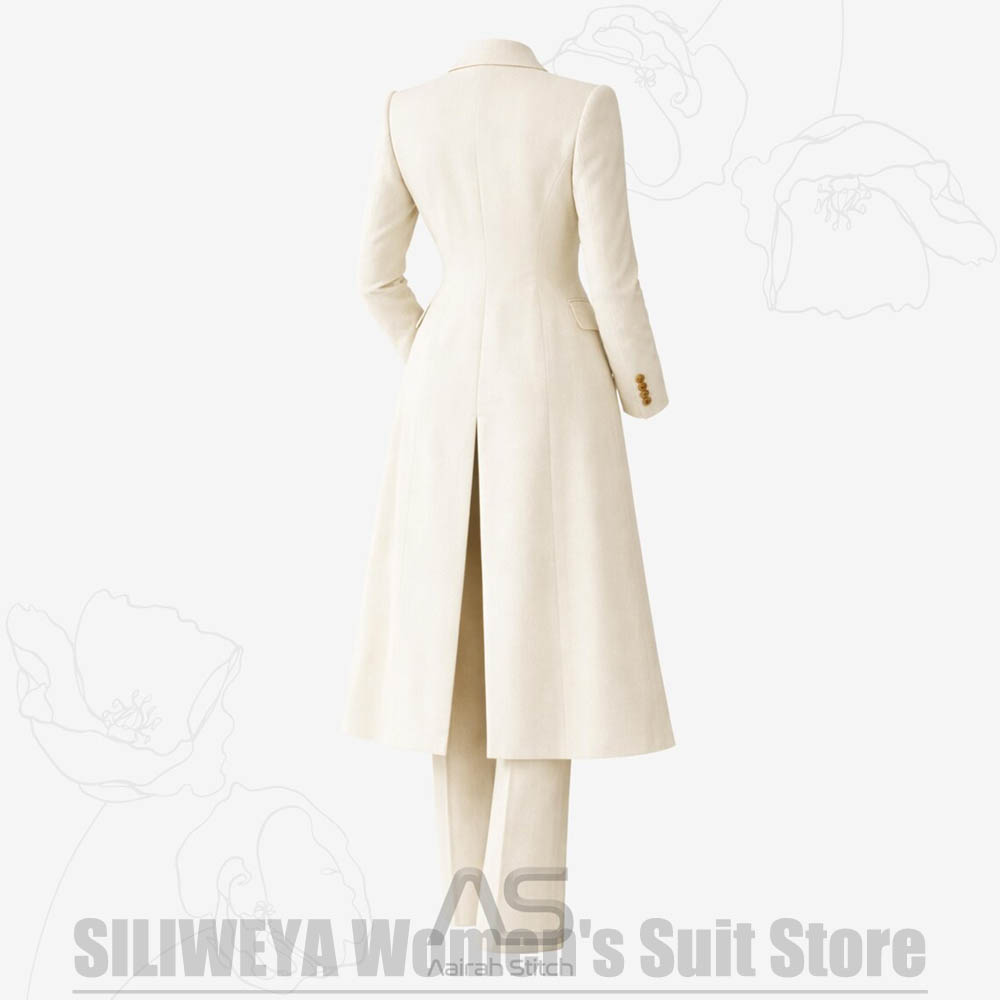 بدلة نسائية من 3 قطع معطف طويل - مراجعة Formal Waistcoat Vest وسعره