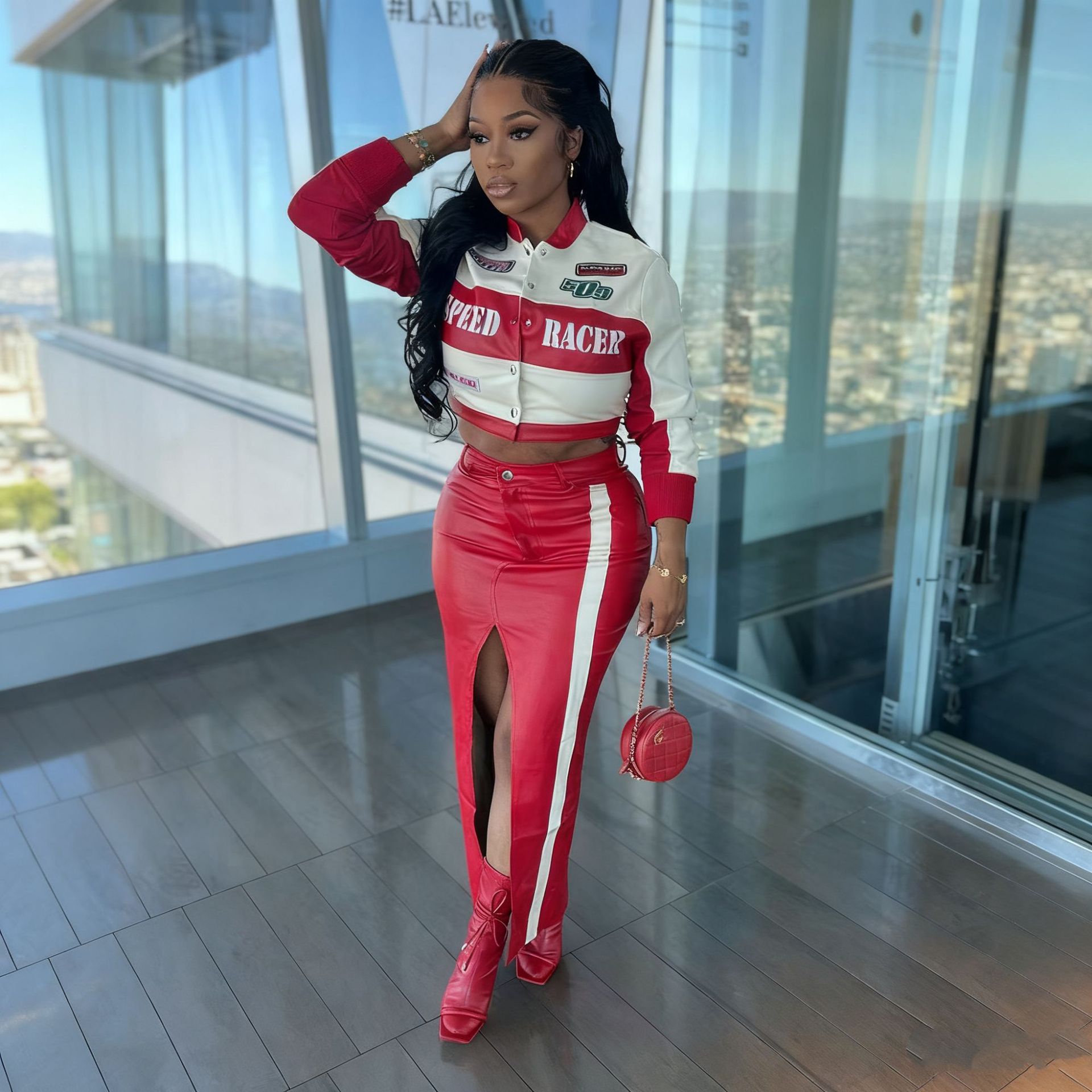 الشتاء الجلود بولي Jackets الن - مراجعة Varsity Jacket Letterman وسعره
