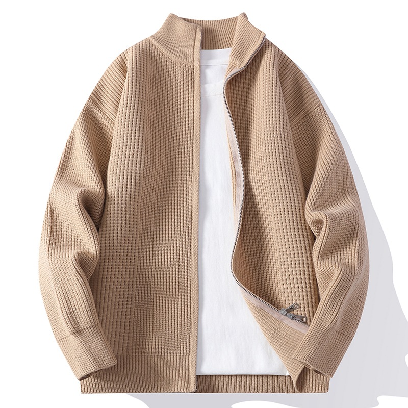 سترة معطف ، الرجال 2025 نمط جد - مراجعة Men'S Fashion Zip Sweater وسعره