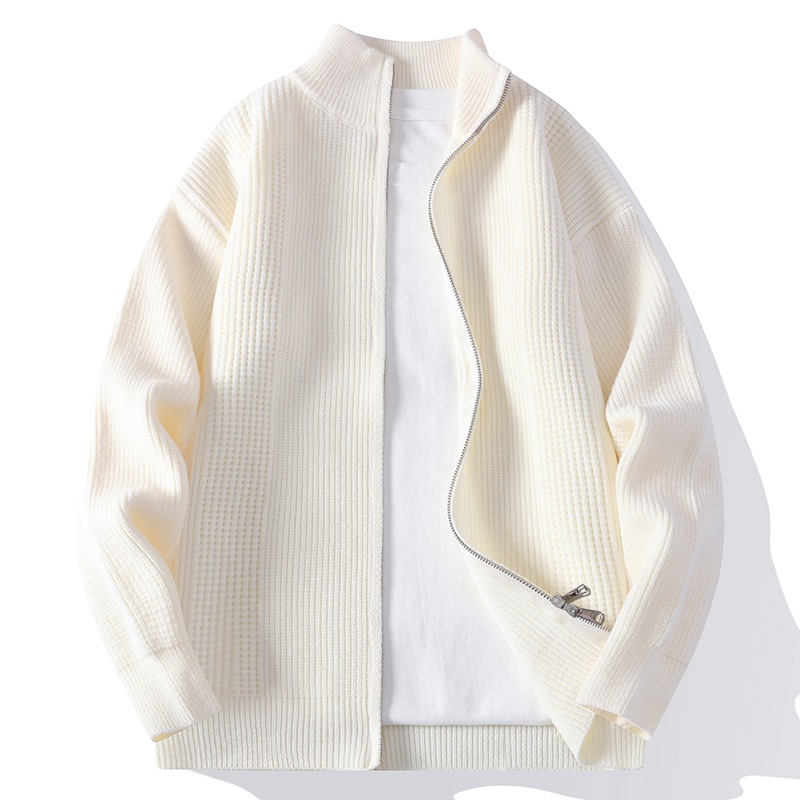 سترة معطف ، الرجال 2025 نمط جد - مراجعة Men'S Fashion Zip Sweater وسعره