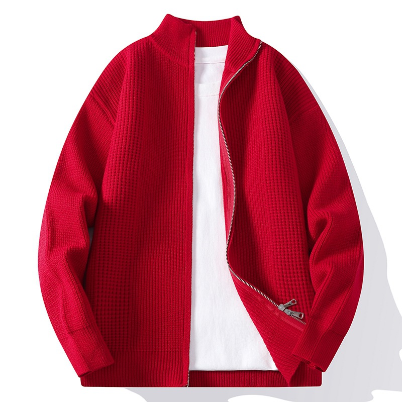 سترة معطف ، الرجال 2025 نمط جد - مراجعة Men'S Fashion Zip Sweater وسعره