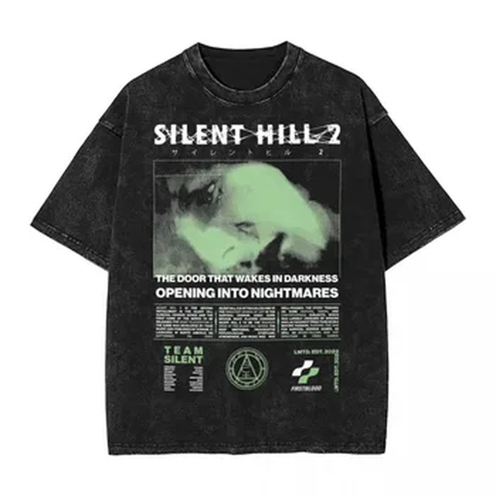 تي شيرت سايلنت هيل 2 بتصميم مغ - مراجعة Men'S Fashion Oversized T Shirt وسعره